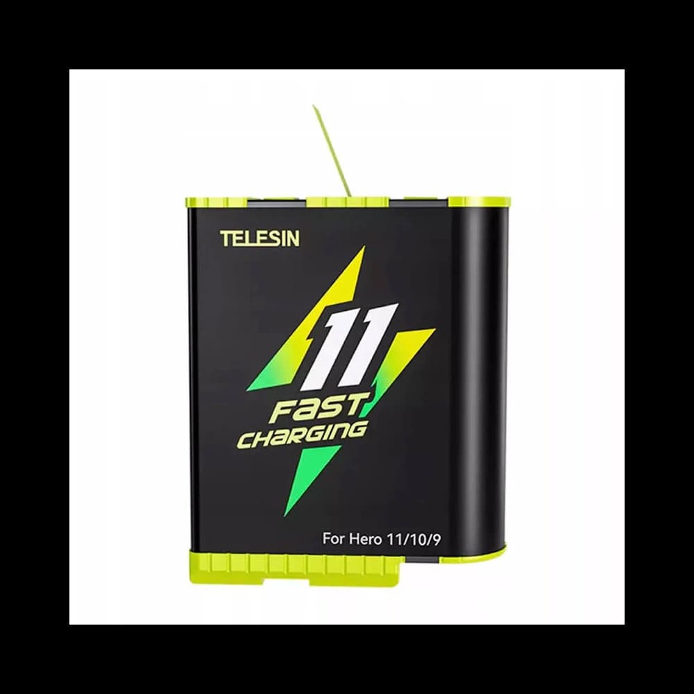 Telesin Akku GoPro 9/10/11 Schnell-Ladung GP-FCB-B11 - 1