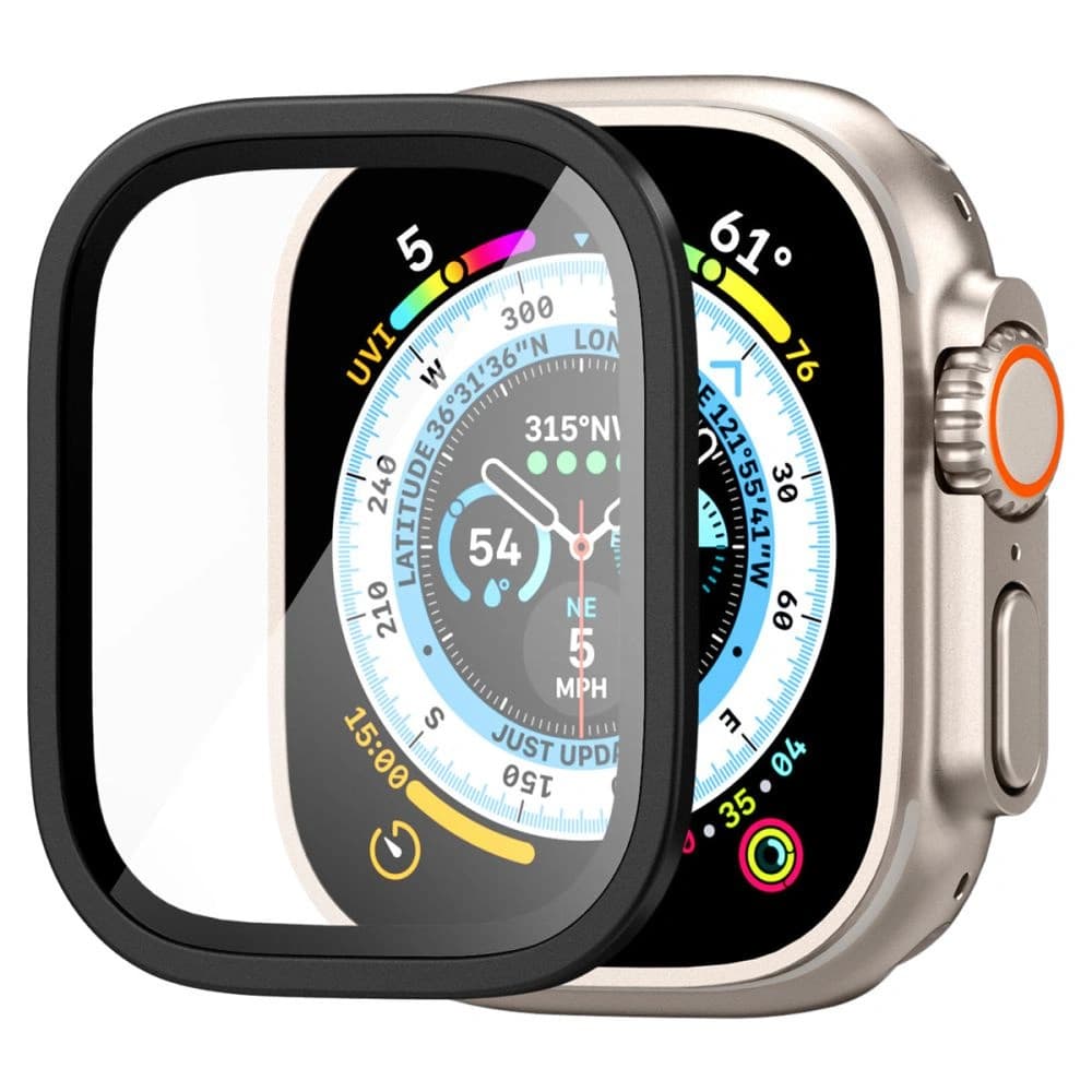 Edzett üveg Spigen Glas.tr Slim Pro Apple Watch Ultra 49mm Fekete - 2