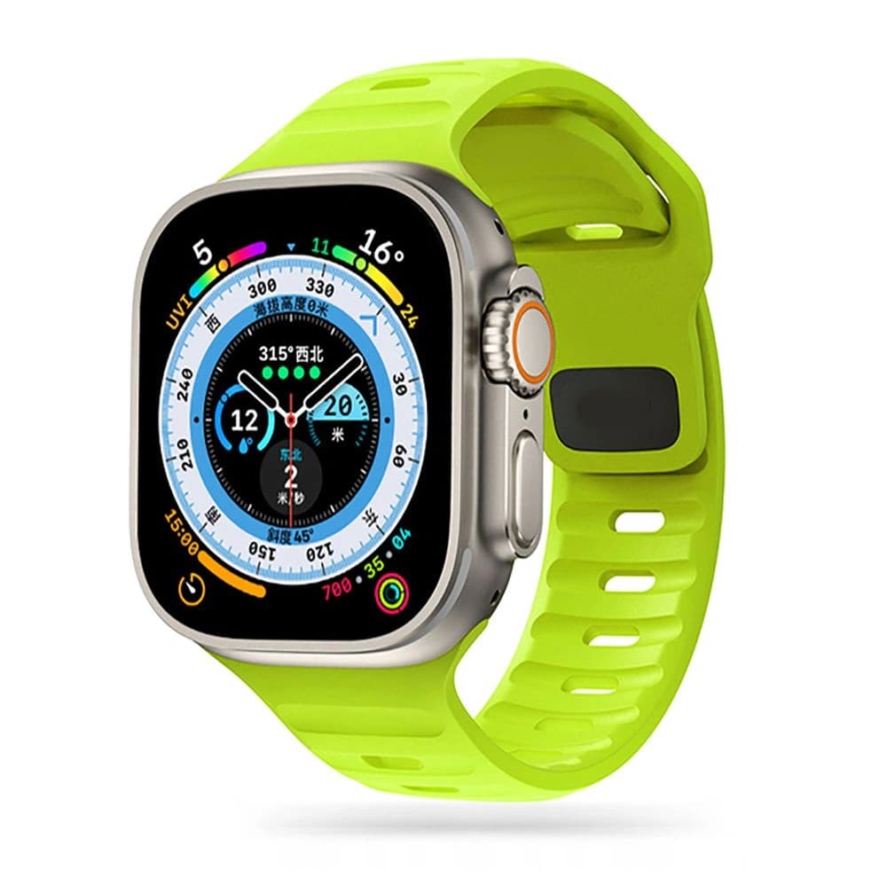 Pasek Tech-Protect Iconband Line Apple Watch 4/5/6/7/SE/8/9/Ultra 44/45/49mm Lime - 1