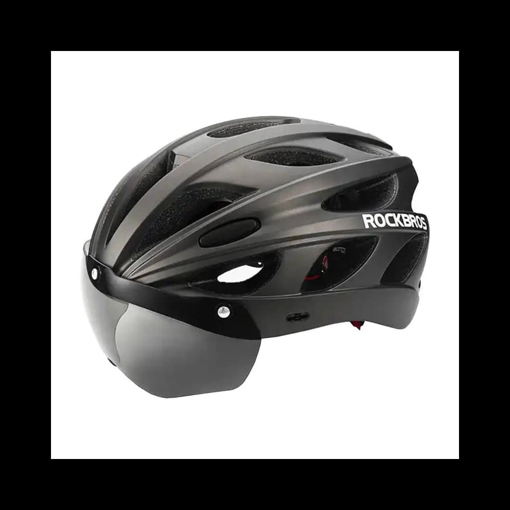 Kolo přilba nastavitelná + brýle Rockbros TT-16 (černá) - 1