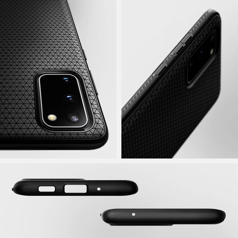 Case Spigen Liquid Air Samsung Galaxy S20+ Plus Matt Schwarz - 11