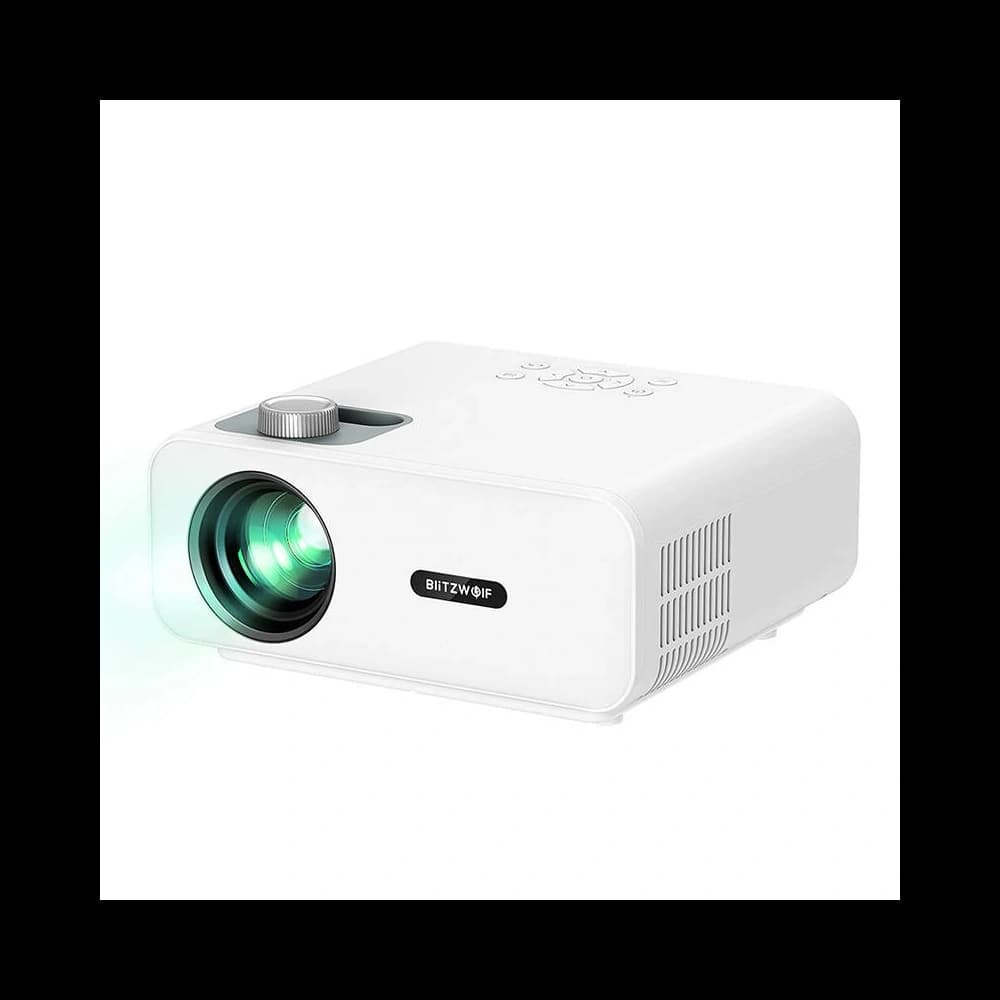 Proiector LED BlitzWolf BW-V5 1080p, HDMI, USB, AV (alb) - 1