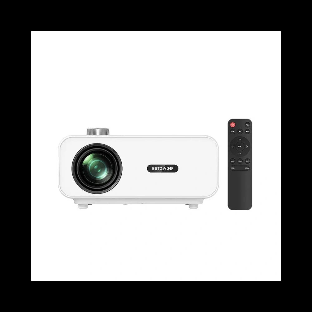 Proiector LED BlitzWolf BW-V5 1080p, HDMI, USB, AV (alb) - 4