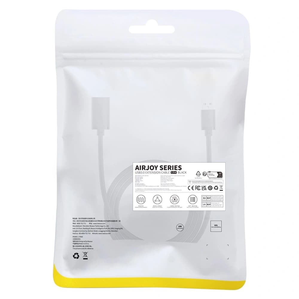 Baseus AirJoy Series Extension Cable USB-A 3.0 1.5m black - 11