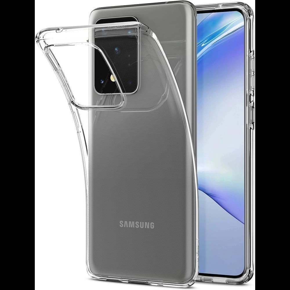 Case Spigen Liquid Crystal Samsung Galaxy S20 Ultra Crystal Clear - 1