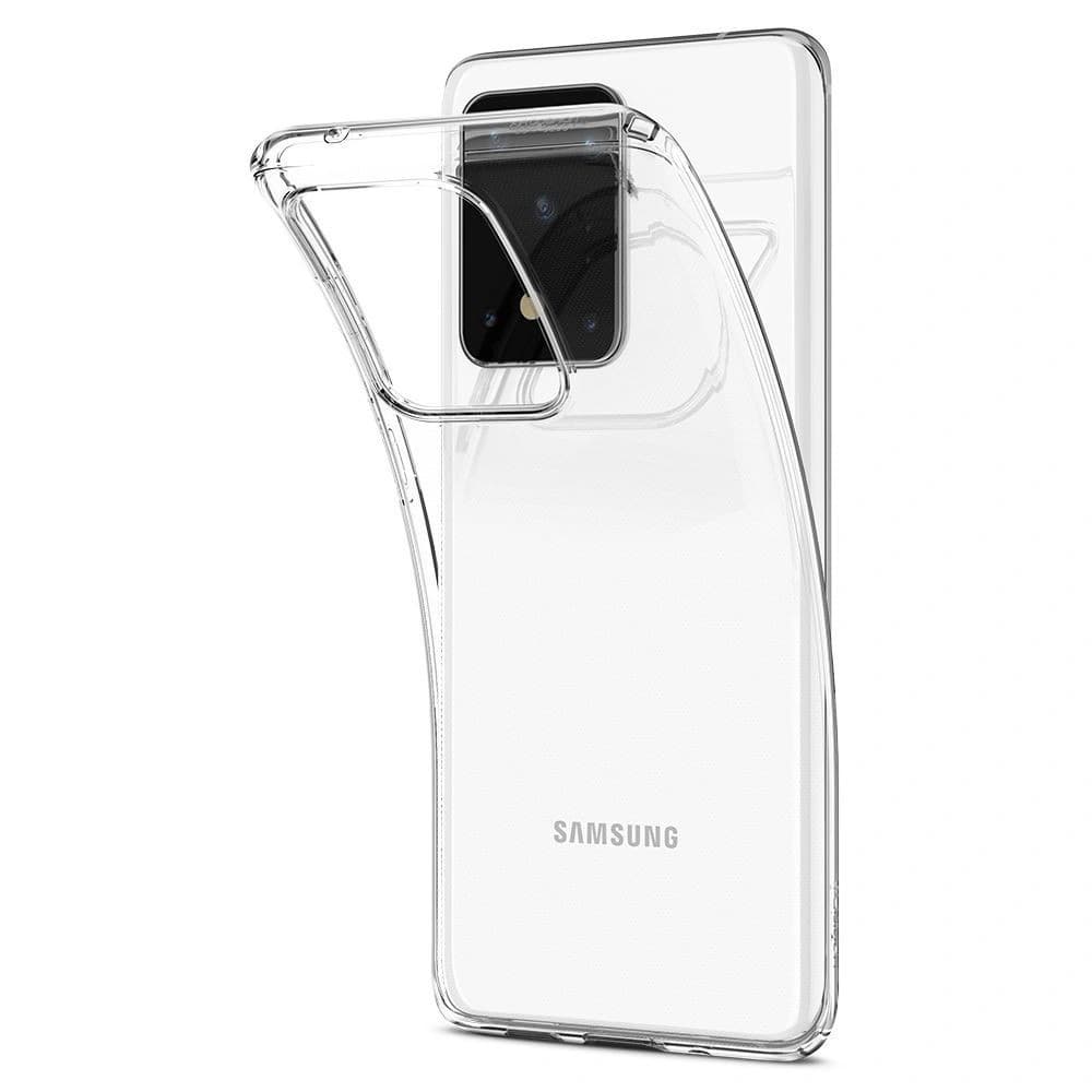 Case Spigen Liquid Crystal Samsung Galaxy S20 Ultra Crystal Clear - 6
