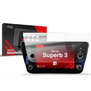 Matte GrizzGlass CarDisplay Protection Skoda Superb 3 8" Amundsen/Bolero (2015-2024)