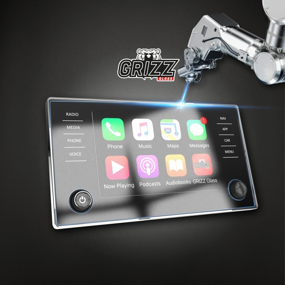 Matte GrizzGlass CarDisplay Protection Skoda Karoq 8" Bolero (2017-2025) - 5