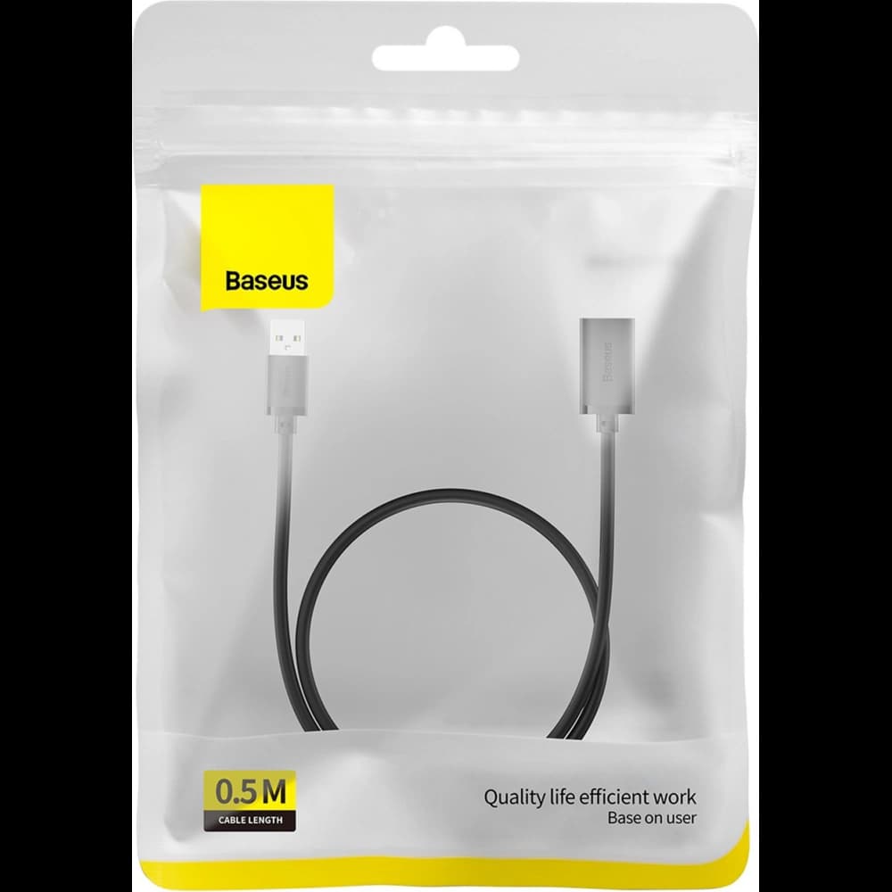 Baseus 0.5m Verlängerungskabel AirJoy Series USB 2.0 schwarz - 10