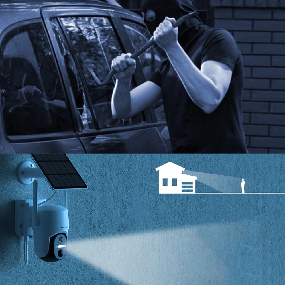 Choetech ASC005 Camera WiFi with Android/iOS app + solar panel 5W - 5