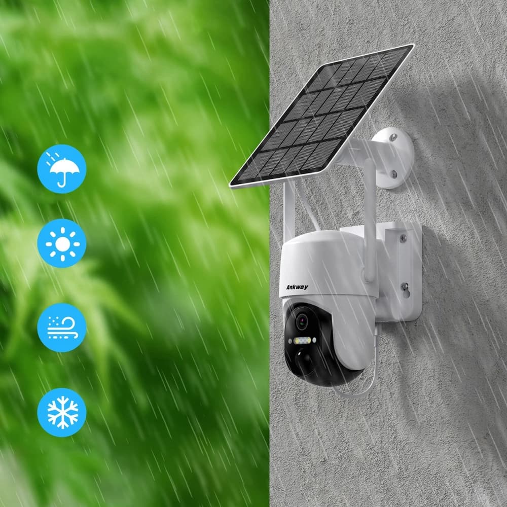 Choetech ASC005 Camera WiFi with Android/iOS app + solar panel 5W - 7