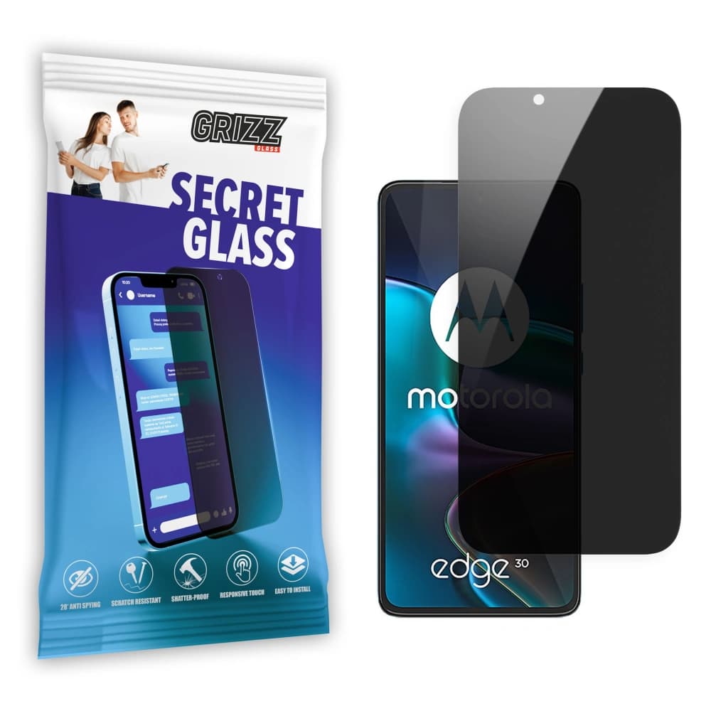 Matowe szkło prywatyzujące GrizzGlass SecretGlass do Motorola Edge 30 Neo - 1
