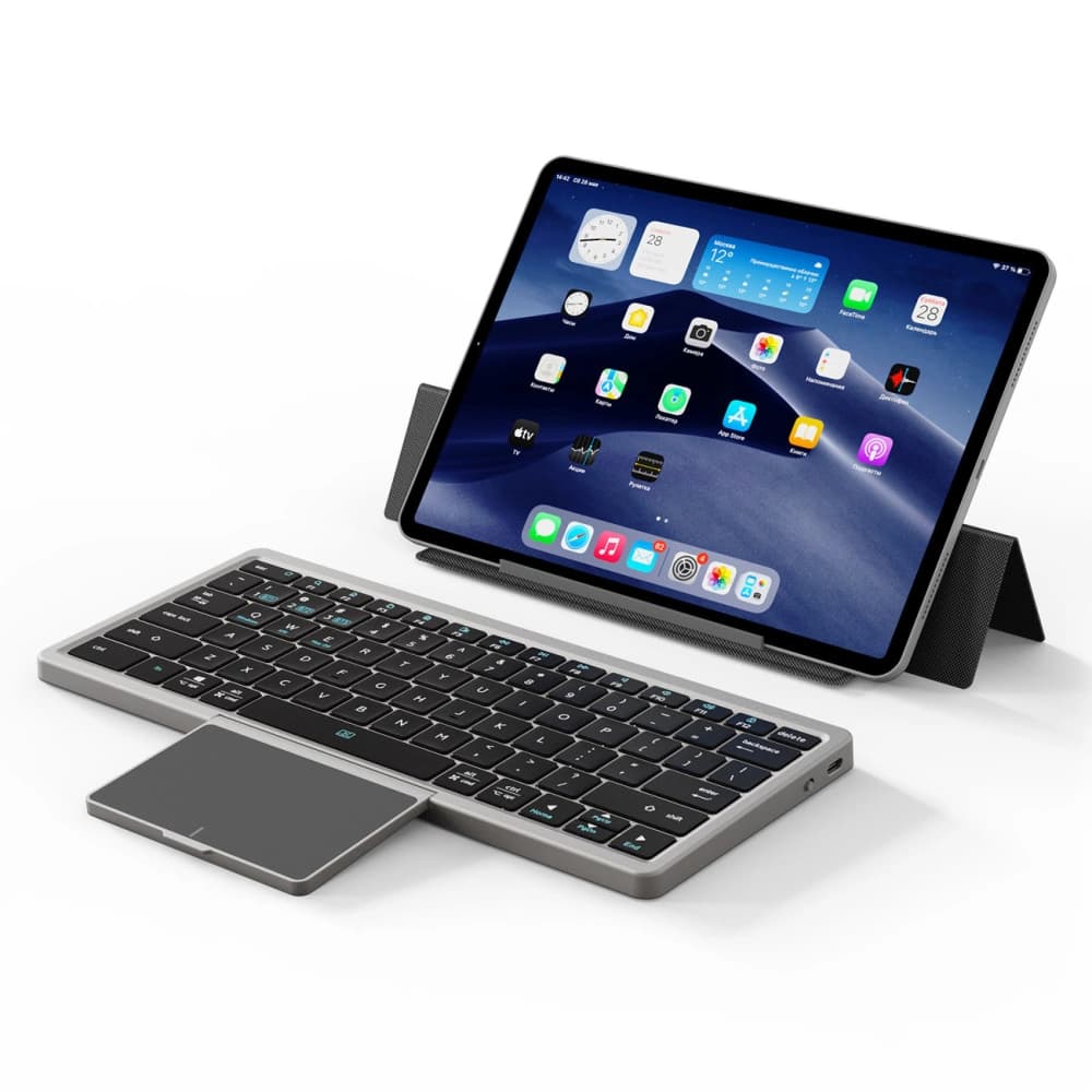 Dux Ducis OK Series Wireless Keyboard Bluetooth Touchpad black - 1
