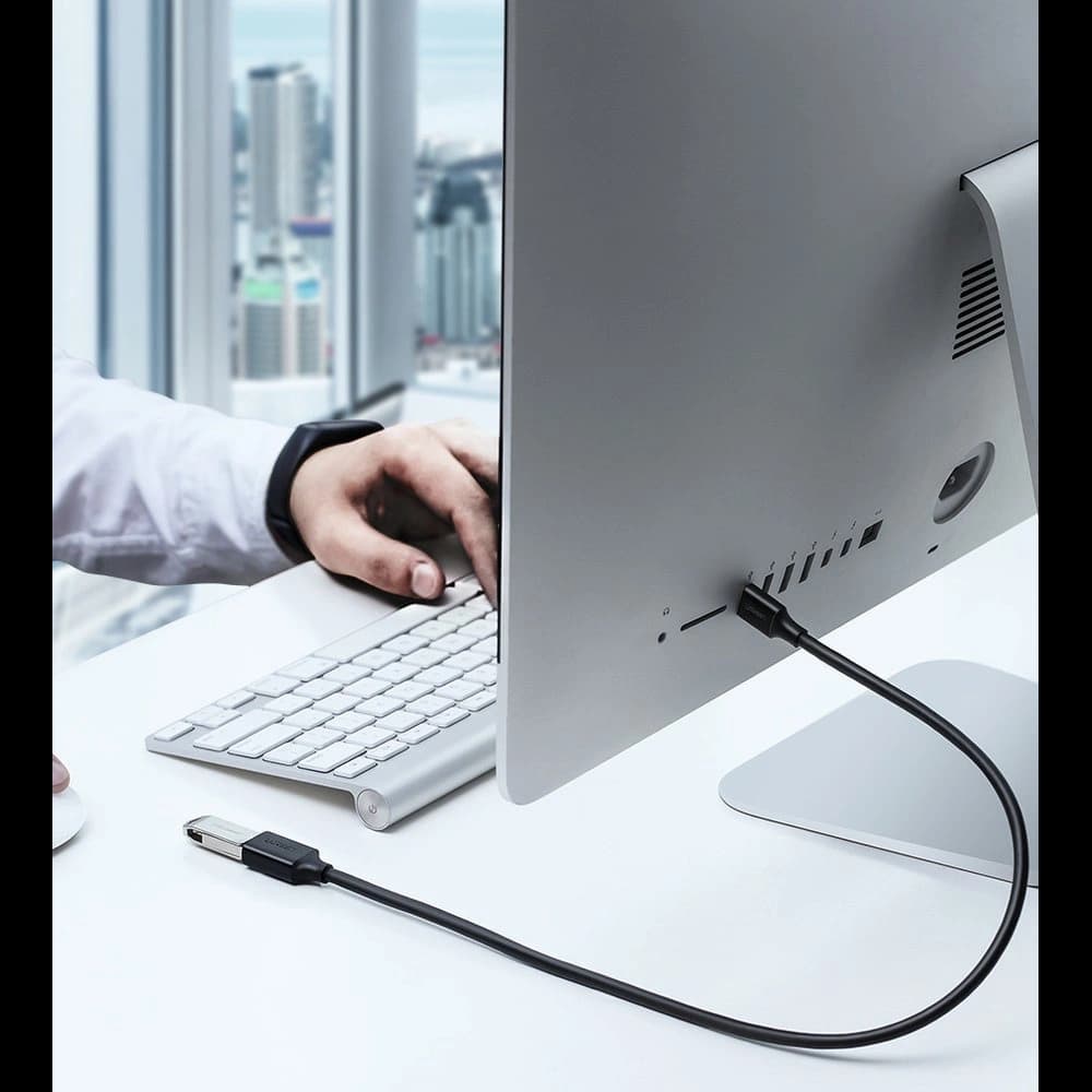 UGREEN US129 USB-A 3.0/USB-A 3.0 Verlängerungskabel 2m schwarz - 3