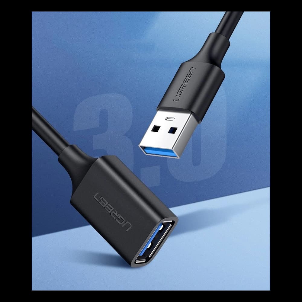 UGREEN US129 USB-A 3.0/USB-A 3.0 Verlängerungskabel 2m schwarz - 11