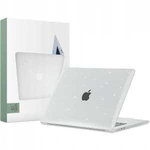 Tech-Protect Apple Caz Smartshell MacBook Air 15 2023 Glitter Clear