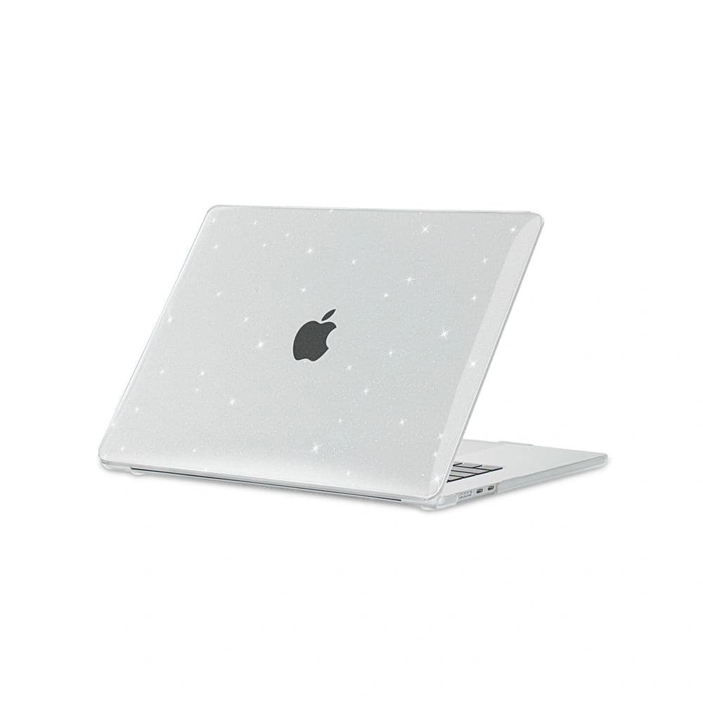 Tech-Protect Apple Caz Smartshell MacBook Air 15 2023 Glitter Clear - 2