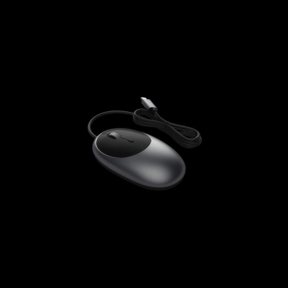 Satechi C1 USB-C Wired Mouse (space gray) - 2
