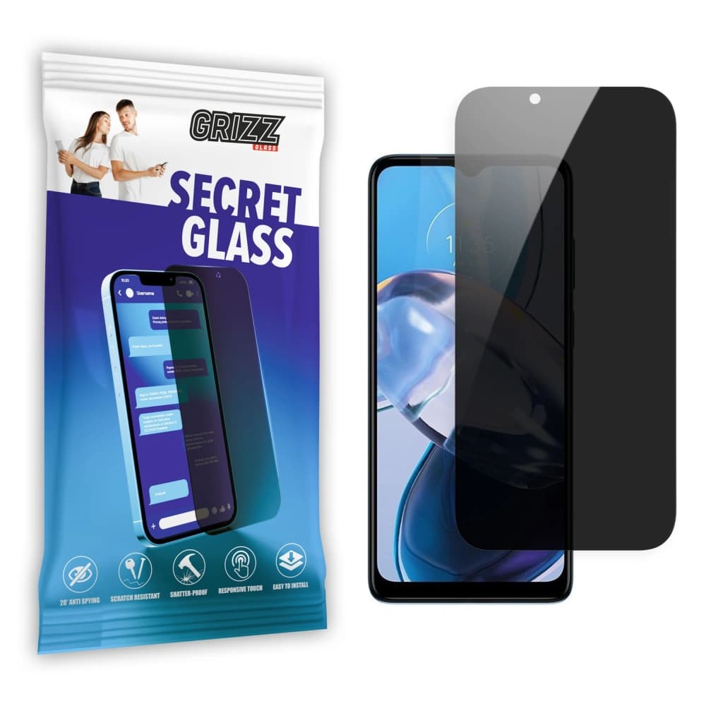 GrizzGlass Matte SecretGlass Motorola Moto E22 - 1