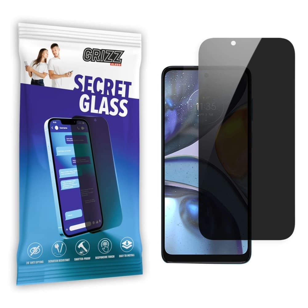 GrizzGlass Matte SecretGlass Motorola Moto G22 - 1