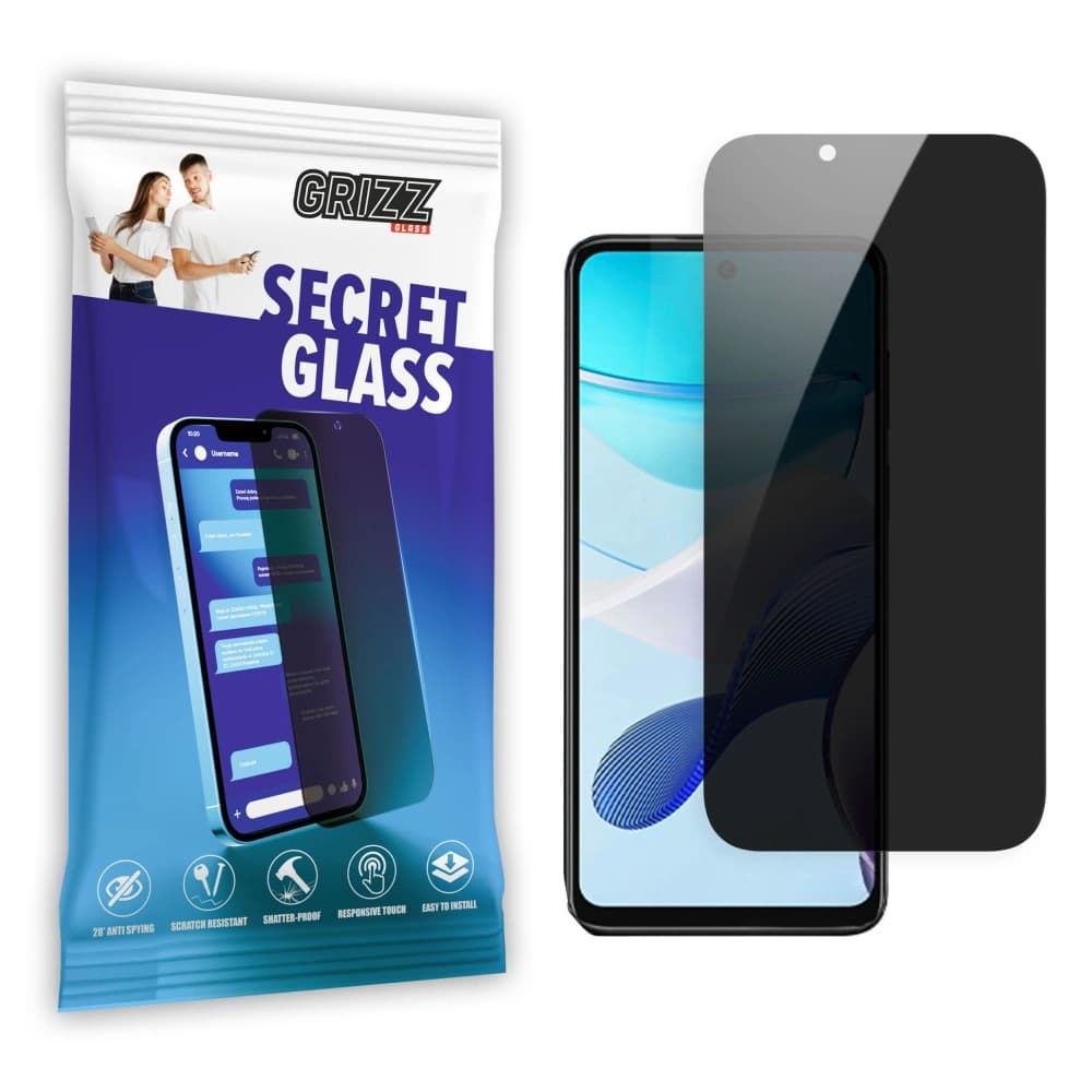 GrizzGlass Matte SecretGlass Motorola Moto G53 - 1