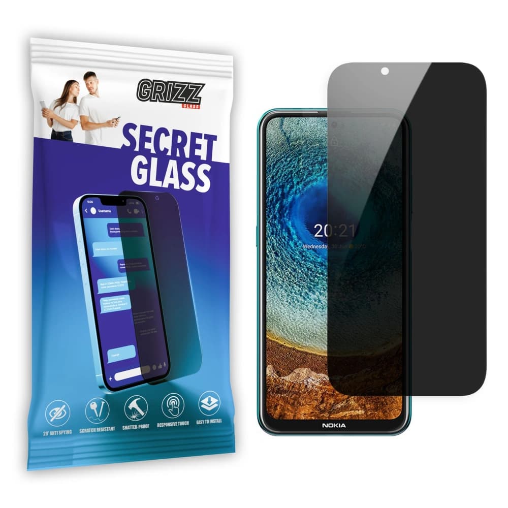 GrizzGlass Matte SecretGlass Nokia X30-hoz - 1