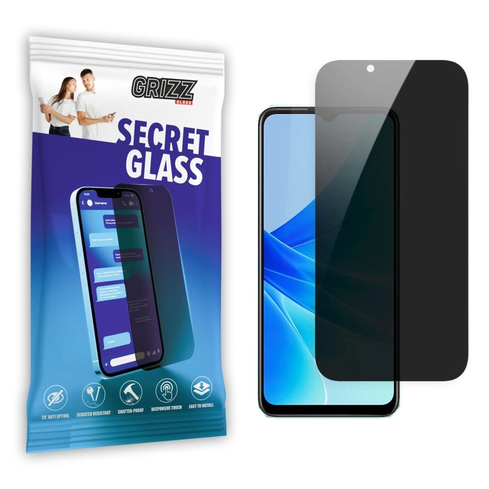 GrizzGlass Matte SecretGlass Oppo A57e - 1