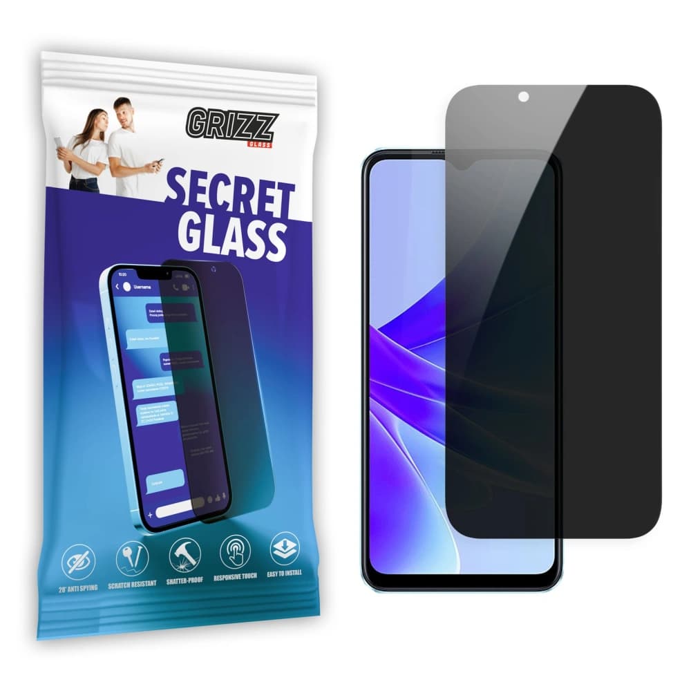 GrizzGlass Matte SecretGlass Oppo A57s - 1