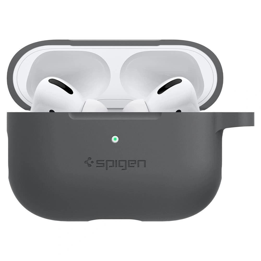 Spigen Carcasă Silicone Fit Airpods Pro Charcoal - 2