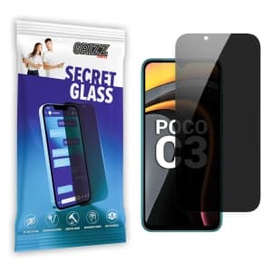Matowe szkło prywatyzujące GrizzGlass SecretGlass do Xiaomi POCO C3