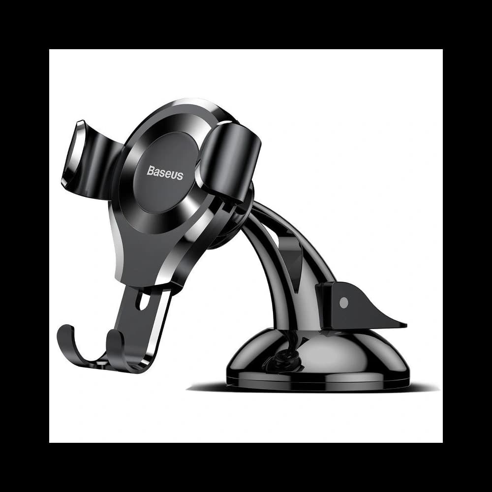 Automobilní gravitační držák Baseus Osculum na telefon (černý) - 1