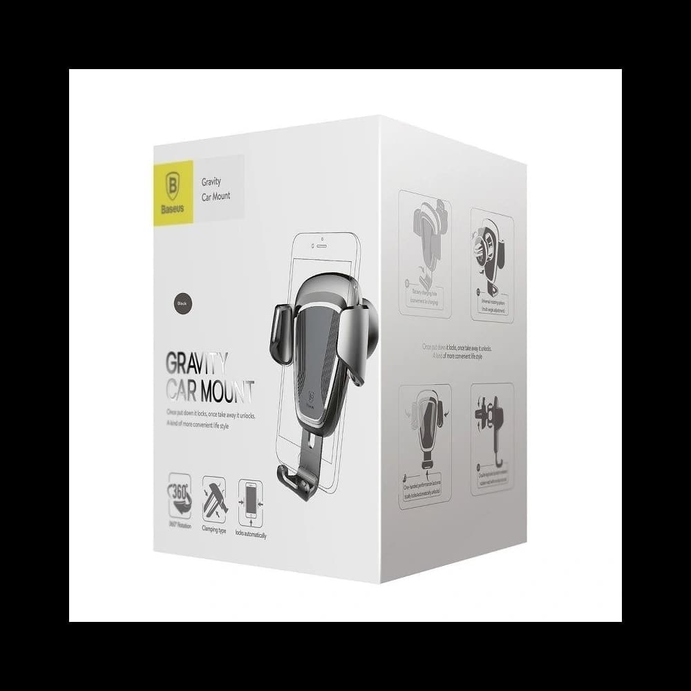 Gravitationshalterung Baseus für Lüftungsgitter schwarz - 7