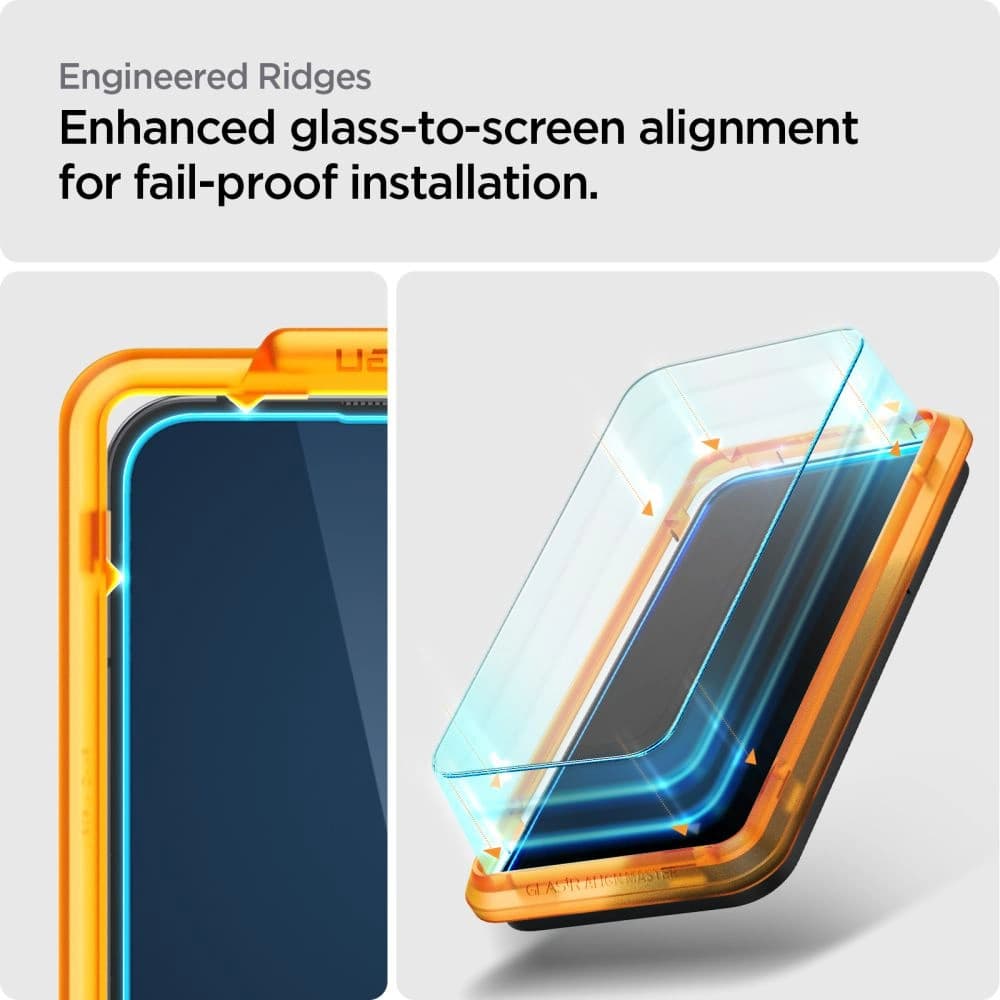 Spigen Gehärtetes Glas GLAS.tR AlignMaster Nothing Phone 2 Klar [2 PACK] - 8