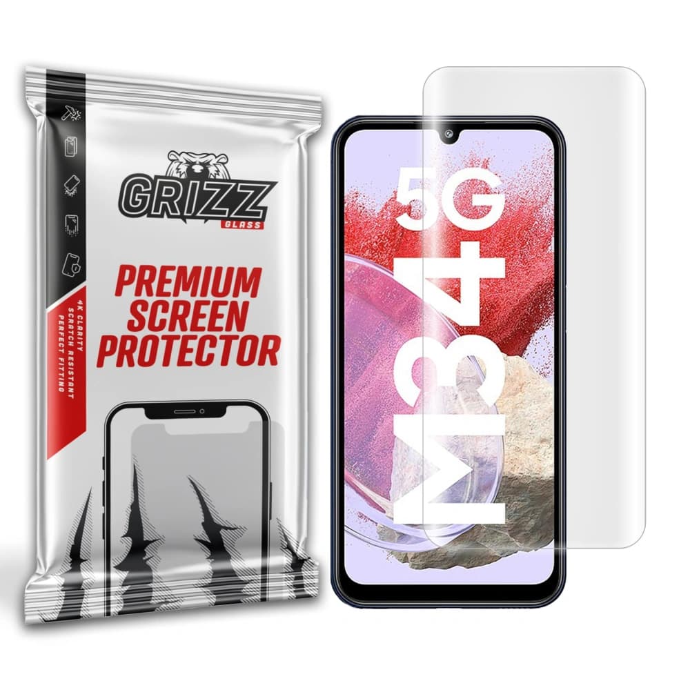 GrizzGlass Samsung Hydrogelfolie Hydrofilm für Galaxy M34 5G - 1