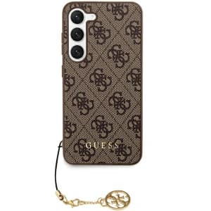 Guess GUHCZFD5GF4GBR Samsung Galaxy Z Fold 5 hardcase 4G Charms Collection brown