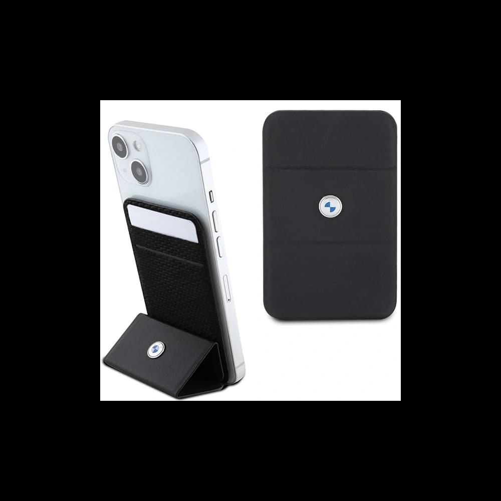 Kieszeń na karty BMW Wallet Card Slot Stand BMWCSMRSK MagSafe Signature Collection czarny/black - 1