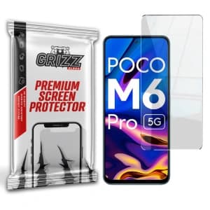 GrizzGlass Xiaomi Hybridglas HybridGlass für POCO M6 Pro 5G
