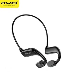 AWEI A897BL Air Conduction black sports headphones