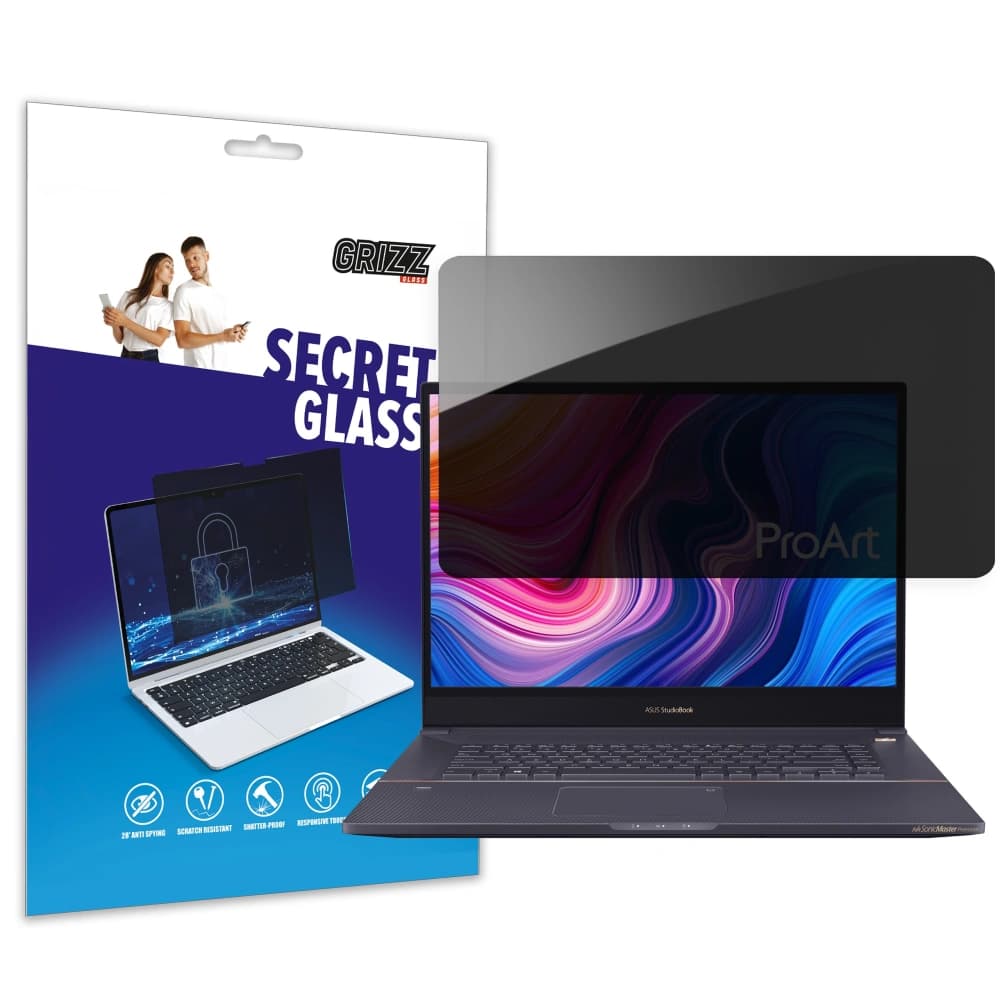 GrizzGlass Matte SecretGlass to laptop 17 inch - 1