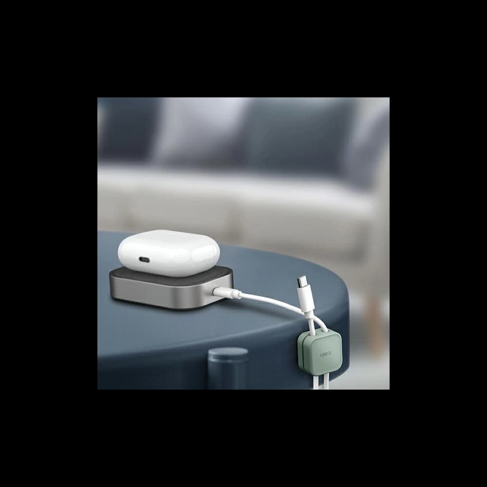 Organizer UNIQ Selbstklebender Kabelhalter dunkelgrau [8SZT.] - 2