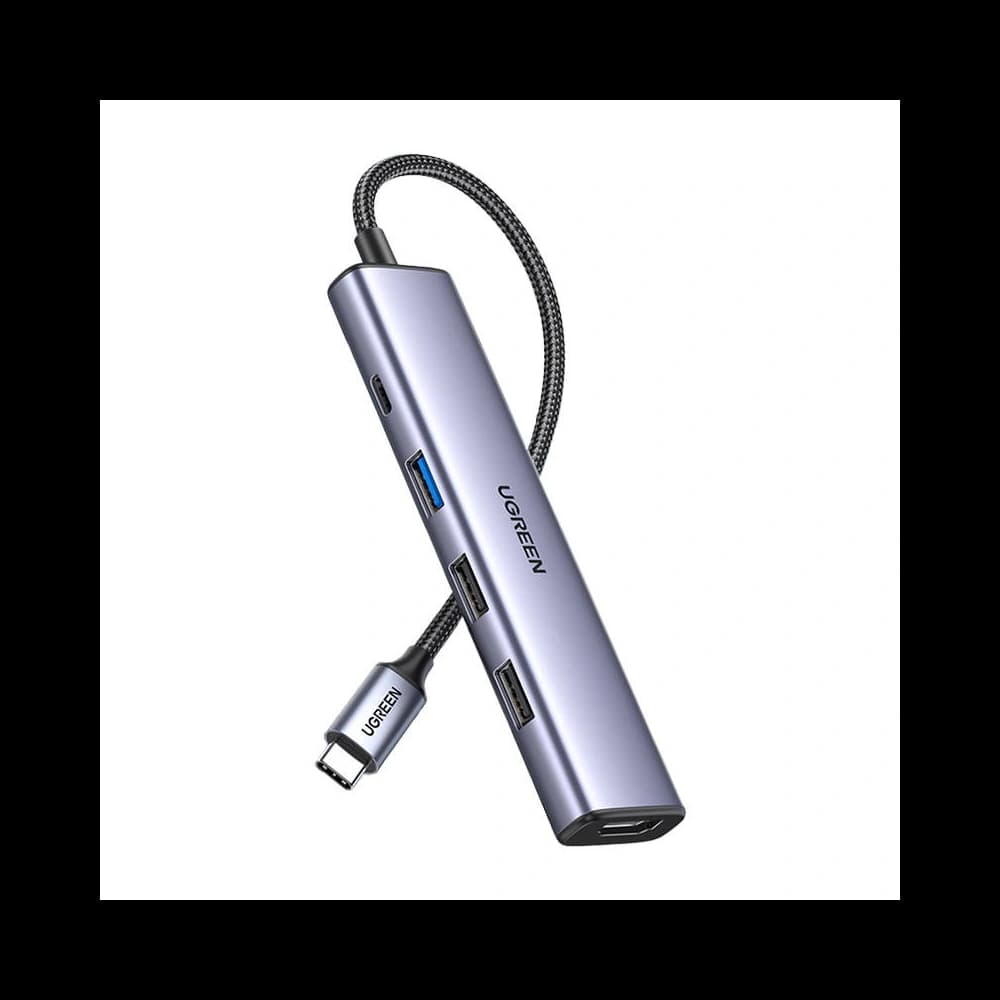 Adaptér UGREEN CM478 hub USB-C na HDMI, USB-A 3.0, 2xUSB-A 2.0, PD - 1