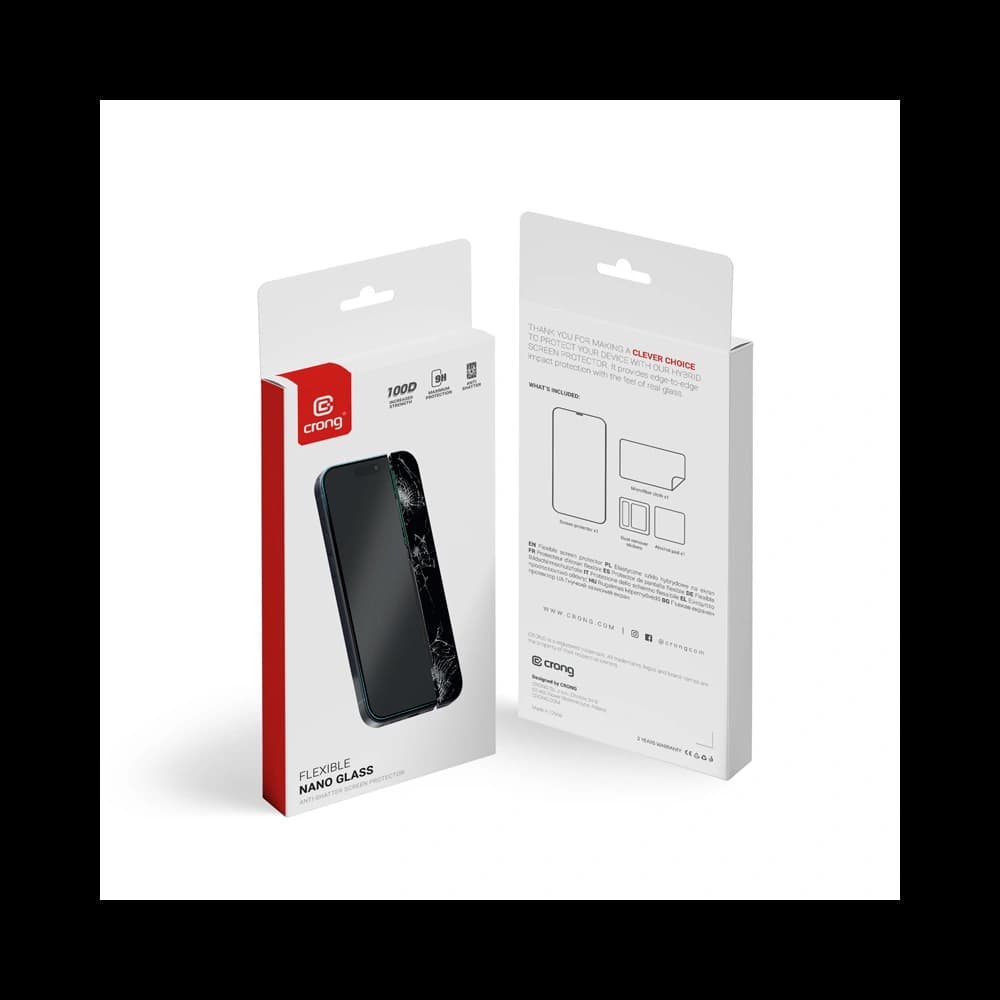 Hybrierglas Crong Nano Glass Apple iPhone 15 - 2