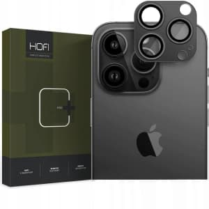 Glas für das Kameraobjektiv Hofi Fullcam Pro+ Apple iPhone 15 Pro/15 Pro Max Schwarz