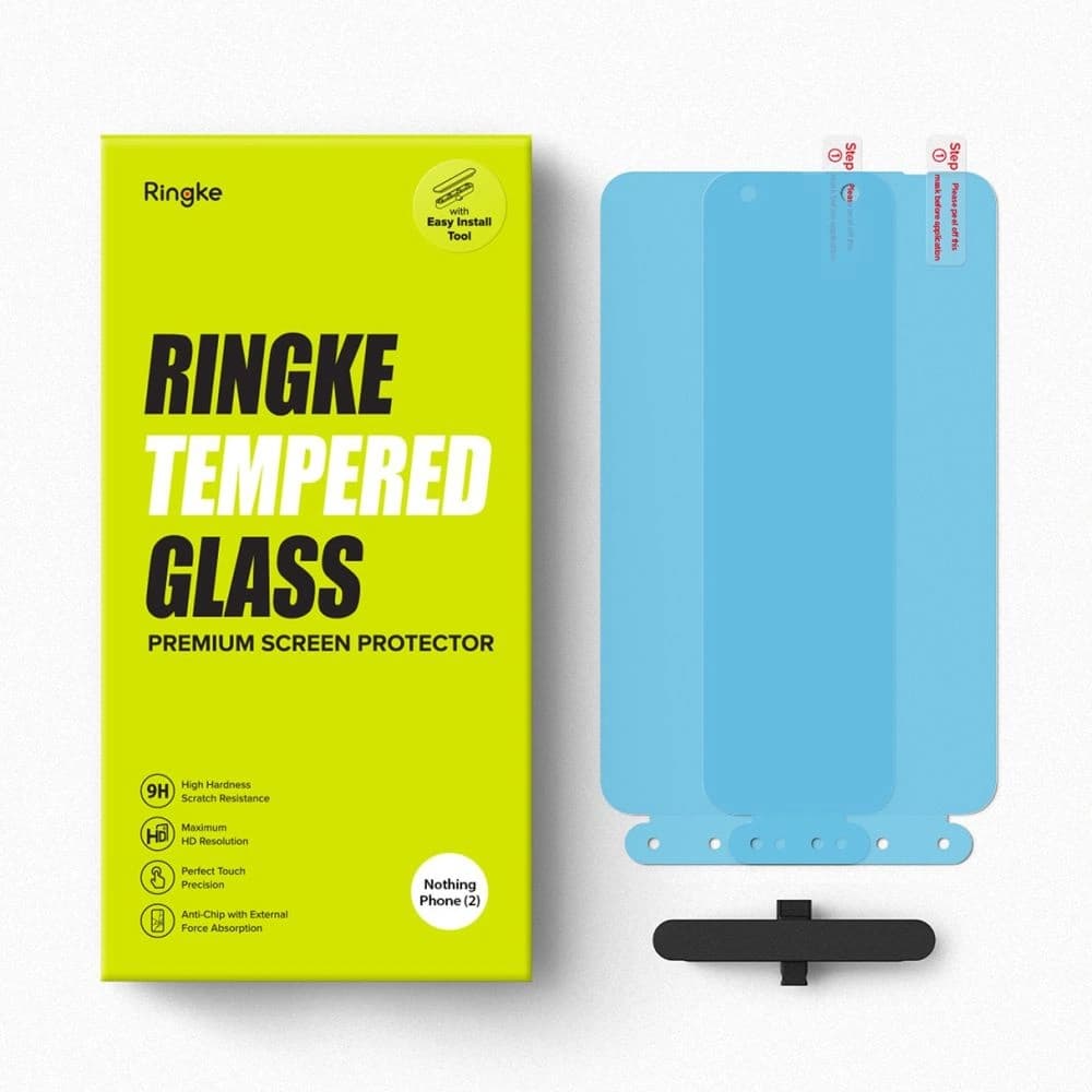 Ringke Tempered Glass Nothing Phone 2 Clear [2-PACK] - 8