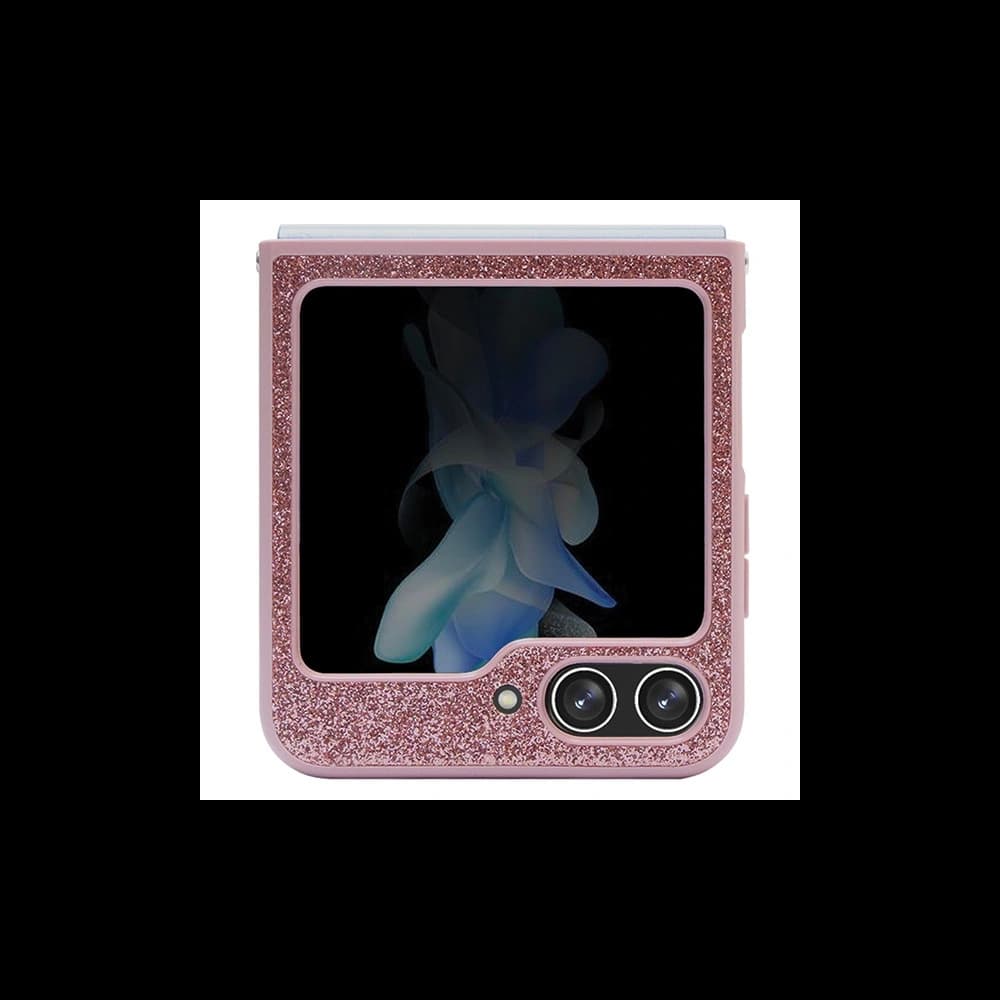 Guess GUHCZF5HGGSHP Samsung Galaxy Z Flip 5 hardcase Glitter Script pink - 3