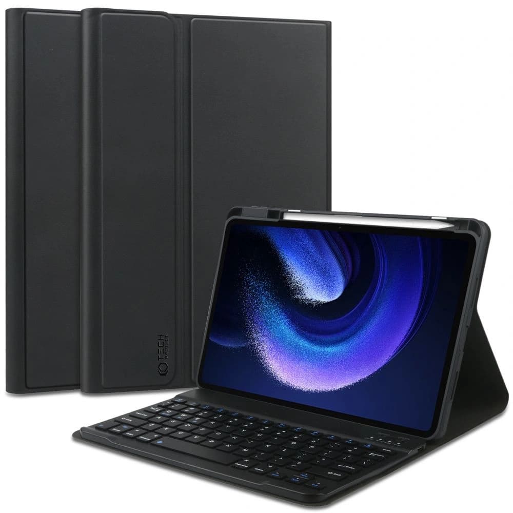Etui Tech-Protect SC Pen + klávesnice Xiaomi Pad 6/6 Pro Black - 1