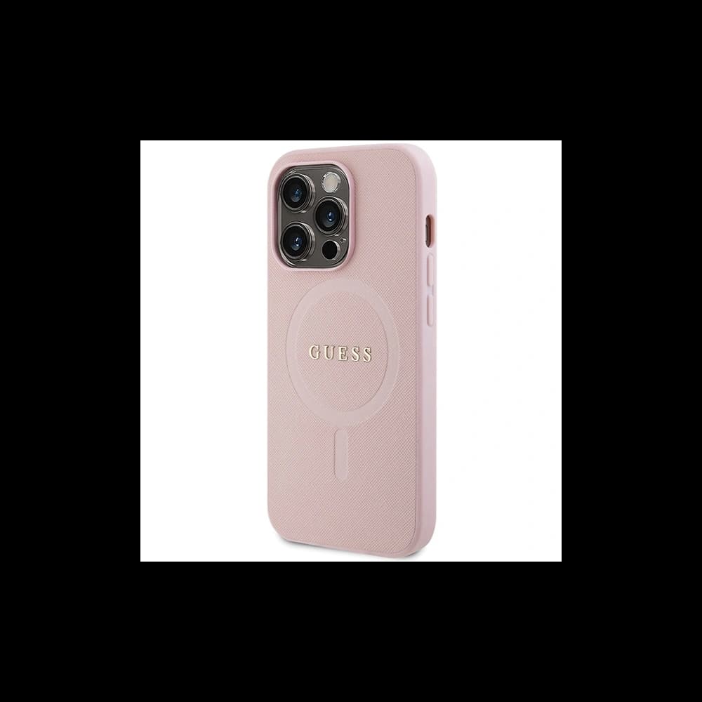 Guess GUHMP13LPSAHMCP Apple iPhone 13/13 Pro hardcase Saffiano MagSafe pink - 2