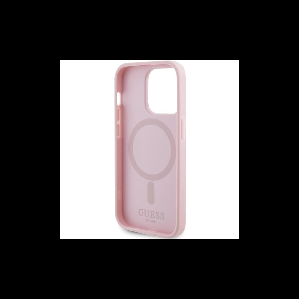 Guess GUHMP13LPSAHMCP Apple iPhone 13/13 Pro hardcase Saffiano MagSafe pink - 7