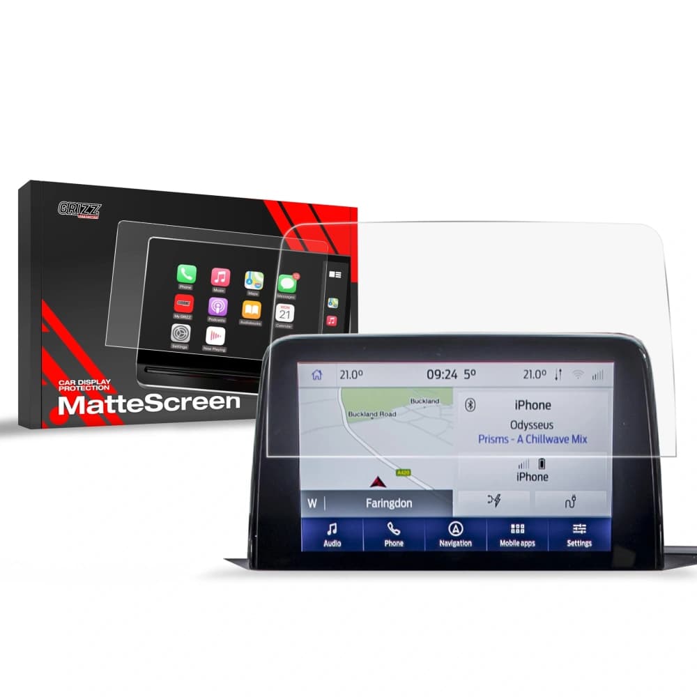 Matte GrizzGlass CarDisplay Protection Ford Focus 4 8" (2018-2025) - 1