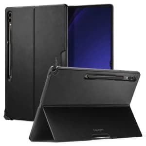 Case Spigen Thin Fit Pro Samsung Galaxy Tab S8 Ultra/S9 Ultra Schwarz